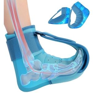 TENICORE Plantar Fasciitis Relief Night L Splint Tendonitis Heel Spur Foot Pain